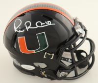 Michael Irvin Signed Miami Hurricanes Speed Mini Helmet (JSA) at PristineAuction.com