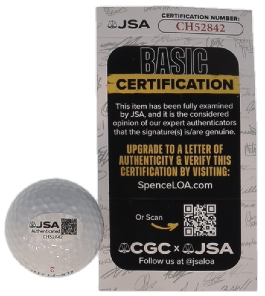 Bernhard Langer Signed Golf Ball (JSA) at PristineAuction.com Bernhard Langer Signed Golf Ball (JSA) at PristineAuction.com