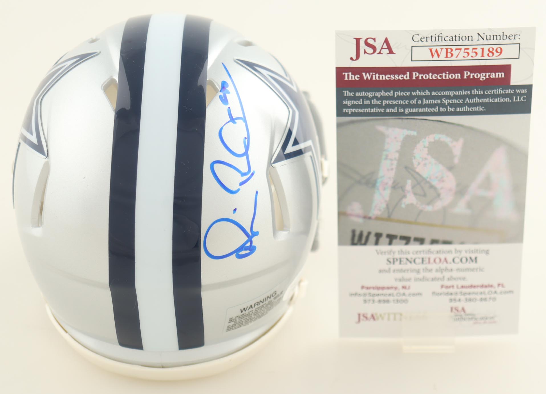 Michael Irvin Signed Cowboys Speed Mini Helmet (JSA) at PristineAuction.com Michael Irvin Signed Cowboys Speed Mini Helmet (JSA) at PristineAuction.com
