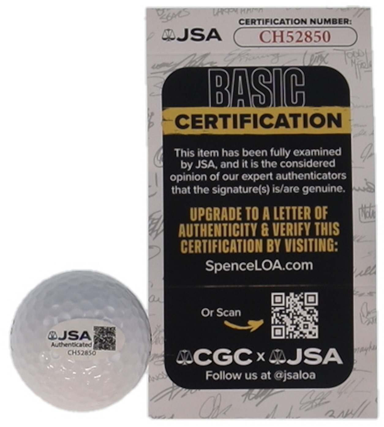 John Daly Signed Golf Ball (JSA) at PristineAuction.com John Daly Signed Golf Ball (JSA) at PristineAuction.com