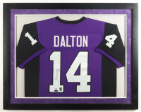 Andy Dalton Signed Custom Framed Jersey Display (Dalton & PSA) at PristineAuction.com