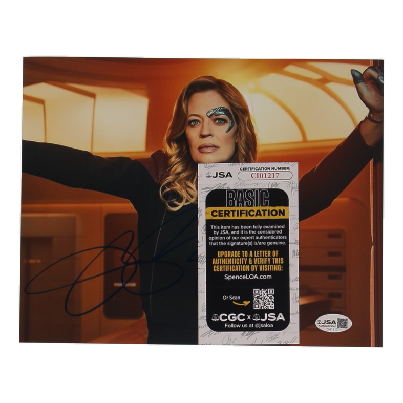Jeri Ryan Signed "Star Trek" 8x10 Photo (JSA) at PristineAuction.com Jeri Ryan Signed "Star Trek" 8x10 Photo (JSA) at PristineAuction.com