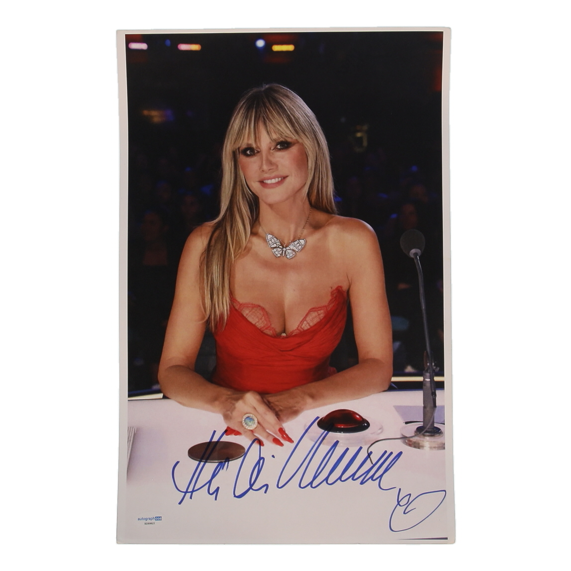 Heidi Klum Signed 11x17 Photo (ACOA) at PristineAuction.com Heidi Klum Signed 11x17 Photo (ACOA) at PristineAuction.com