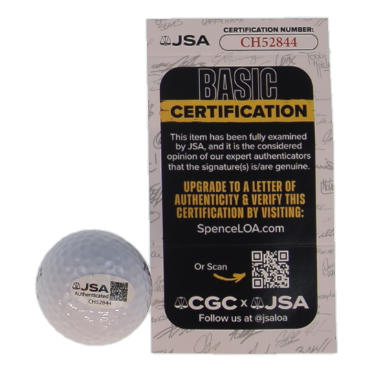 Brad Faxon Signed Golf Ball (JSA) at PristineAuction.com Brad Faxon Signed Golf Ball (JSA) at PristineAuction.com