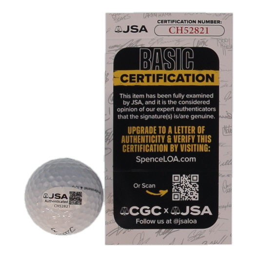 Vijay Singh Signed Golf Ball (JSA) at PristineAuction.com Vijay Singh Signed Golf Ball (JSA) at PristineAuction.com