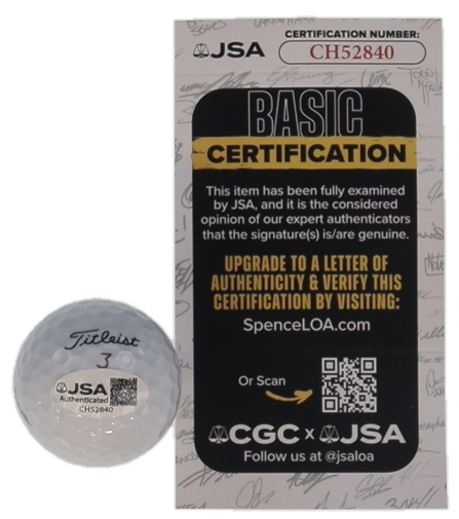 Tom Lehman Signed Golf Ball (JSA) at PristineAuction.com Tom Lehman Signed Golf Ball (JSA) at PristineAuction.com