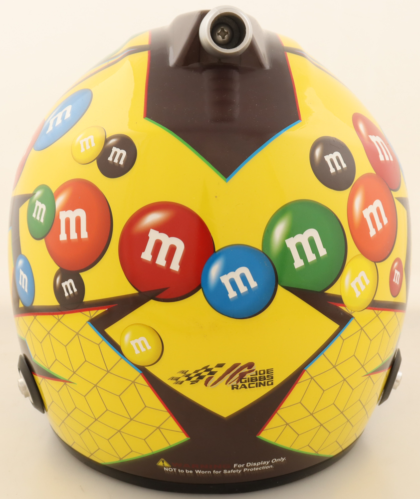 Kyle Busch Signed NASCAR M&M's Full-Size Helmet Inscribed "Rowdy" (JSA) at PristineAuction.com Kyle Busch Signed NASCAR M&M's Full-Size Helmet Inscribed "Rowdy" (JSA) at PristineAuction.com