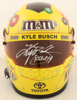 Kyle Busch Signed NASCAR M&M's Full-Size Helmet Inscribed "Rowdy" (JSA) at PristineAuction.com