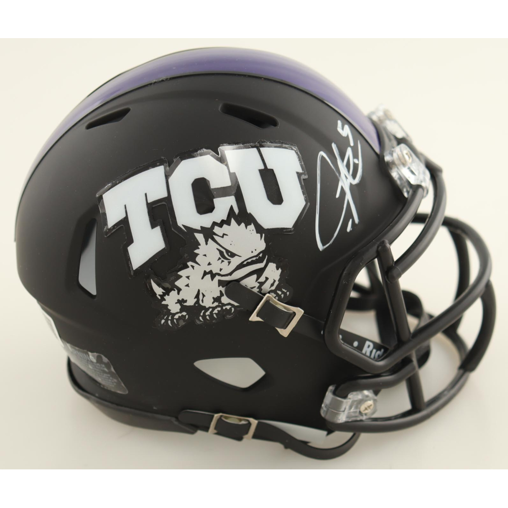 LaDainian Tomlinson Signed TCU Horned Frogs Speed Mini Helmet (Beckett) at PristineAuction.com