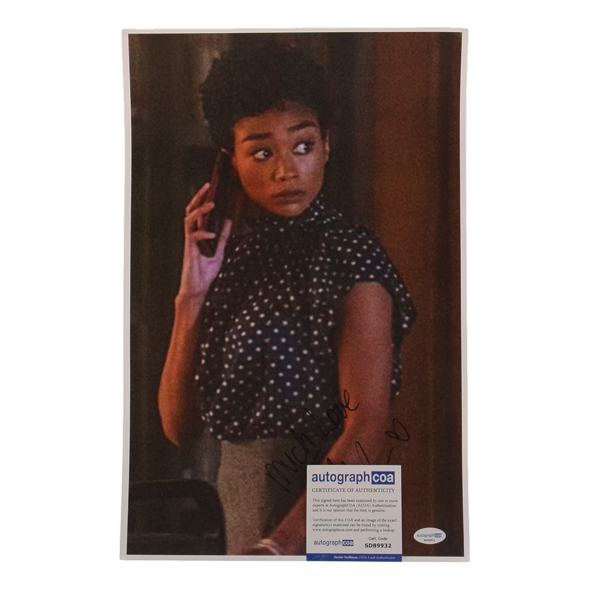 Tati Gabrielle Signed "You" 11x17 Photo Inscribed "Much Love" (ACOA) at PristineAuction.com Tati Gabrielle Signed "You" 11x17 Photo Inscribed "Much Love" (ACOA) at PristineAuction.com