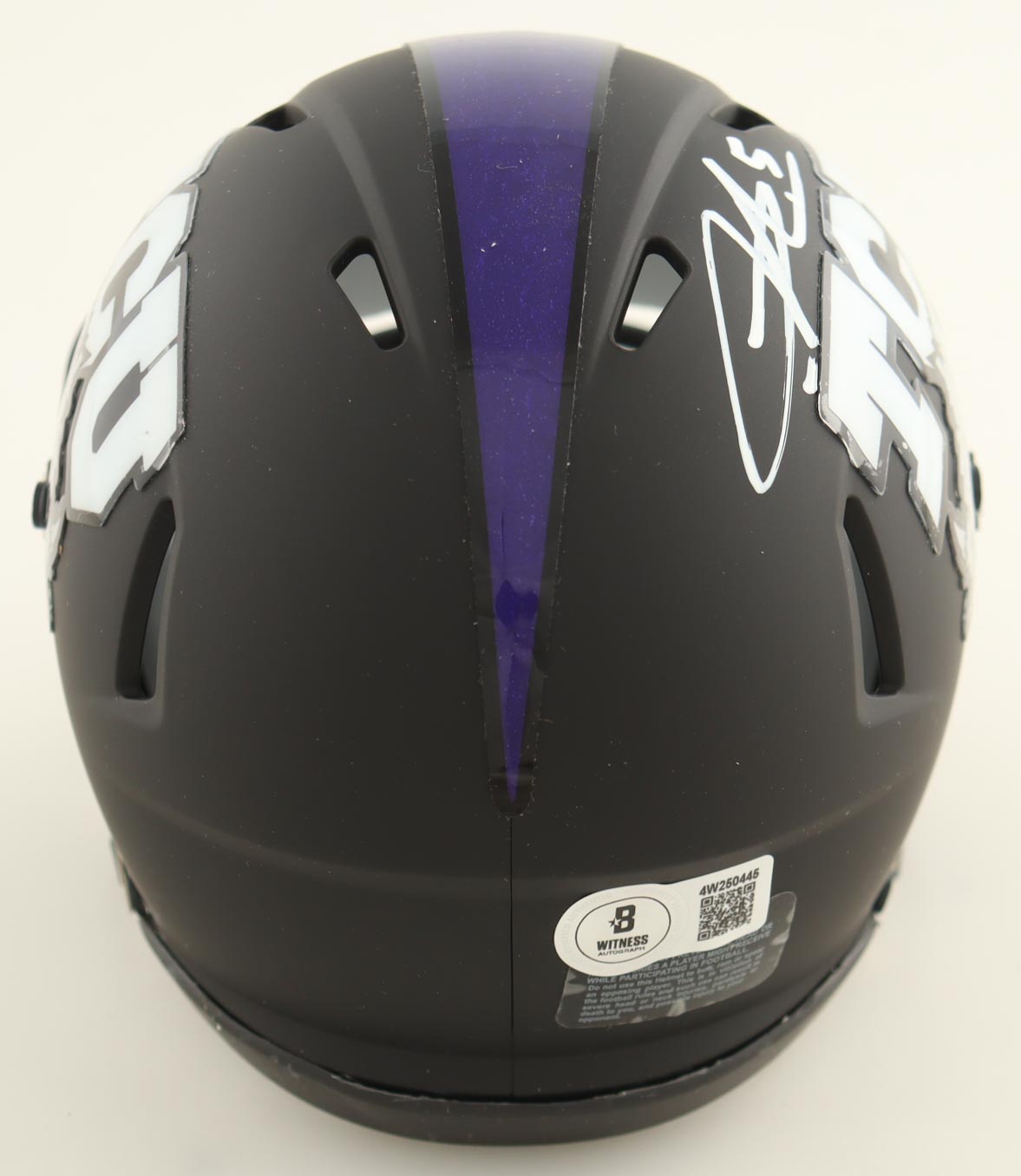 LaDainian Tomlinson Signed TCU Horned Frogs Speed Mini Helmet (Beckett) at PristineAuction.com LaDainian Tomlinson Signed TCU Horned Frogs Speed Mini Helmet (Beckett) at PristineAuction.com
