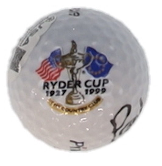 Paul Lawrie Signed 1999 Ryder Cup Logo Golf Ball (JSA) at PristineAuction.com Paul Lawrie Signed 1999 Ryder Cup Logo Golf Ball (JSA) at PristineAuction.com