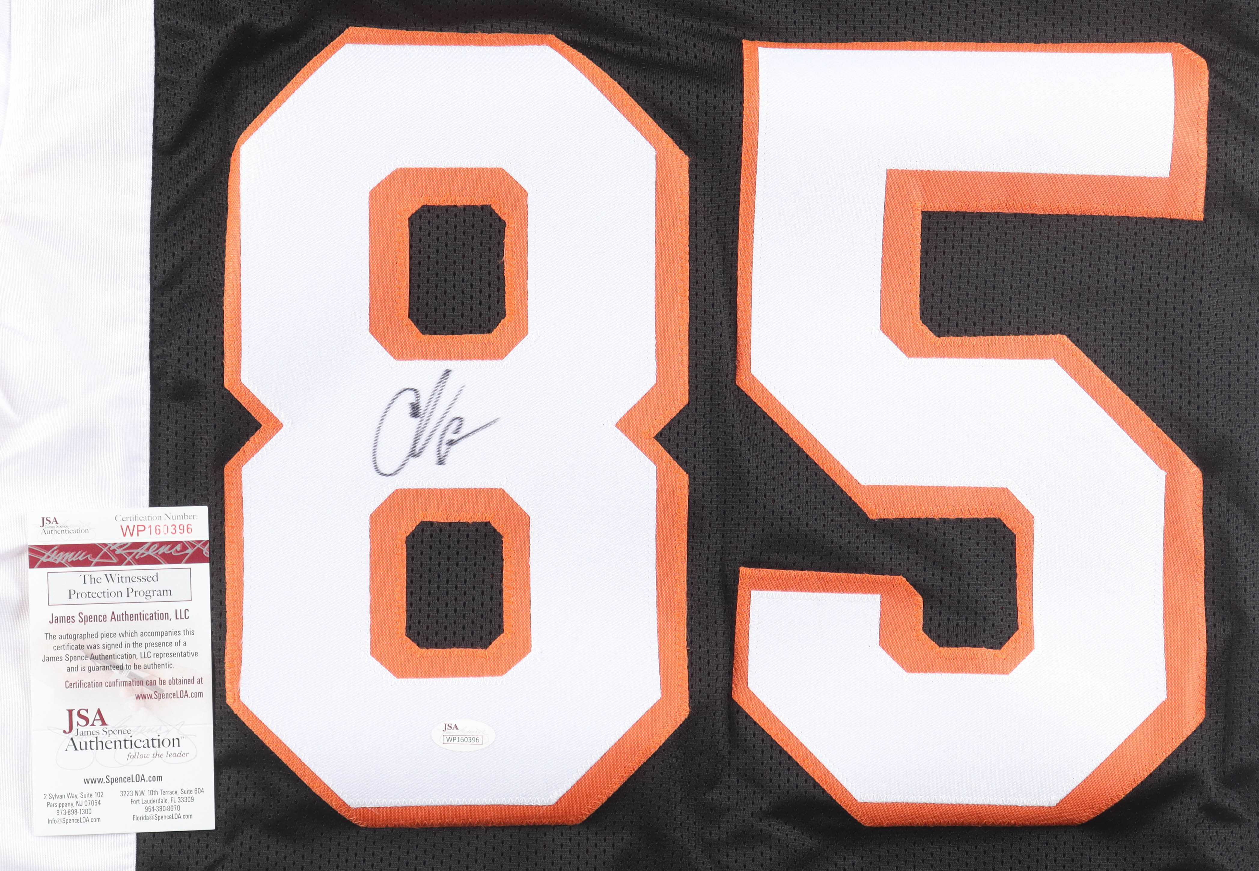 Chad "Ocho Cinco" Johnson Signed Jersey (JSA) at PristineAuction.com Chad "Ocho Cinco" Johnson Signed Jersey (JSA) at PristineAuction.com