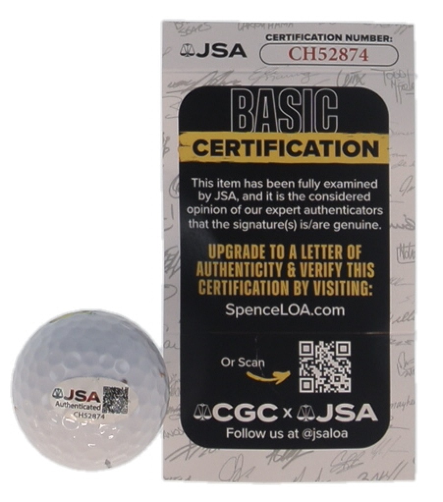 Francesco Molinari Signed Golf Ball (JSA) at PristineAuction.com Francesco Molinari Signed Golf Ball (JSA) at PristineAuction.com