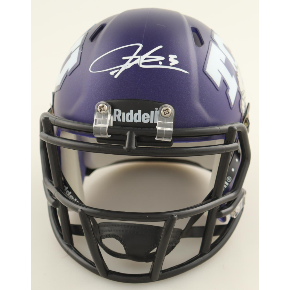 LaDainian Tomlinson Signed TCU Horned Frogs Speed Mini Helmet (Beckett) at PristineAuction.com