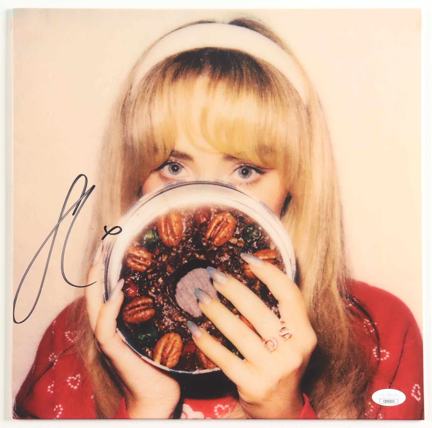 Sabrina Carpenter Signed "Fruitcake" Vinyl Album Sleeve With Record (JSA) at PristineAuction.com Sabrina Carpenter Signed "Fruitcake" Vinyl Album Sleeve With Record (JSA) at PristineAuction.com