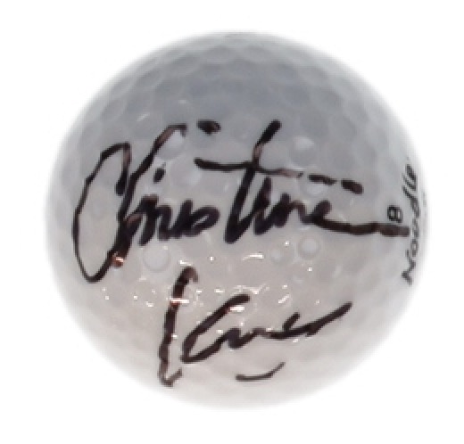 Christina Kim Signed Golf Ball (JSA) at PristineAuction.com Christina Kim Signed Golf Ball (JSA) at PristineAuction.com