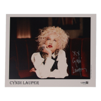 Cyndi Lauper Signed 8x10 Photo Inscribed "XX" (JSA) at PristineAuction.com