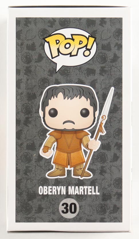 Pedro Pascal Signed "Game of Thrones" #30 Oberyn Martell Funko Pop! Vinyl Figure (SWAU) at PristineAuction.com Pedro Pascal Signed "Game of Thrones" #30 Oberyn Martell Funko Pop! Vinyl Figure (SWAU) at PristineAuction.com