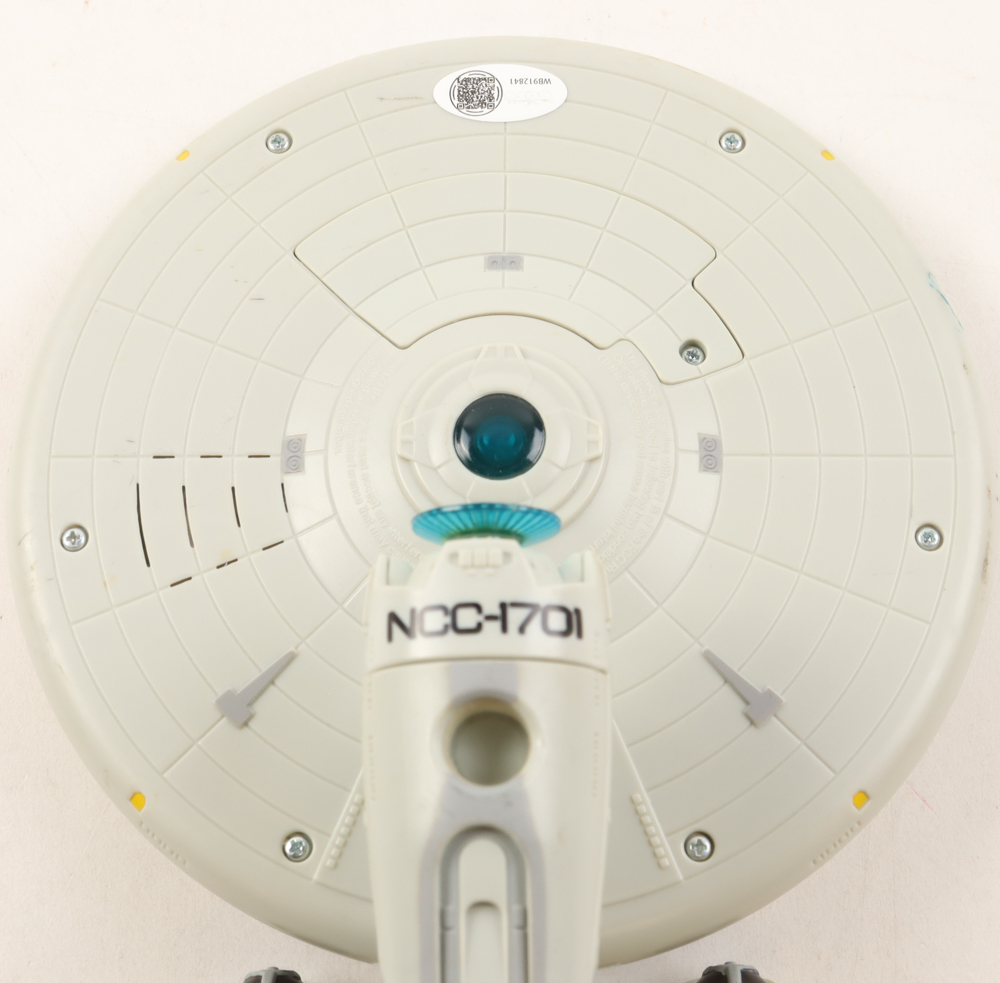 William Shatner Signed "Star Trek" Enterprise 15" Light-Up Figurine (JSA) at PristineAuction.com William Shatner Signed "Star Trek" Enterprise 15" Light-Up Figurine (JSA) at PristineAuction.com