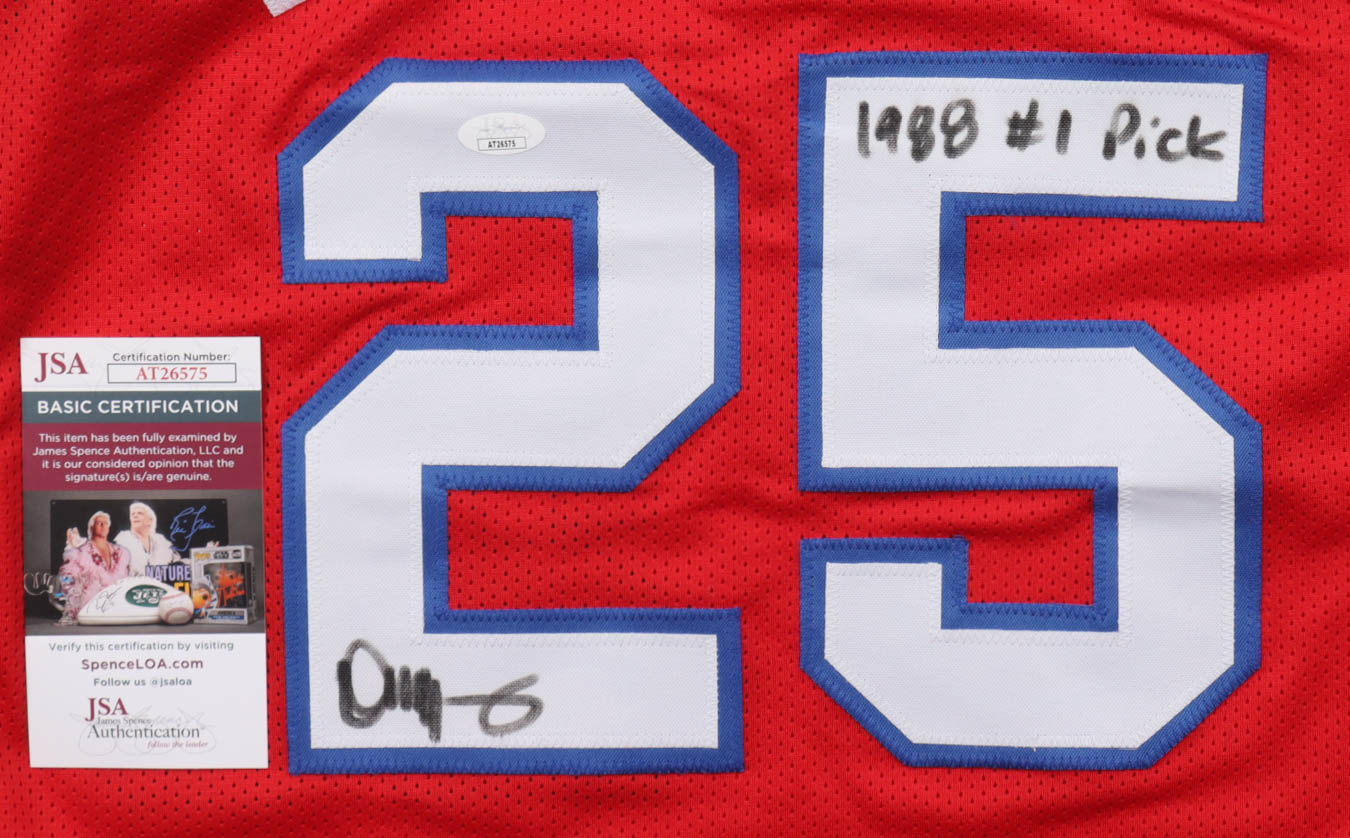 Danny Manning Signed Jersey Inscribed "1988 #1 Pick" (JSA) at PristineAuction.com Danny Manning Signed Jersey Inscribed "1988 #1 Pick" (JSA) at PristineAuction.com