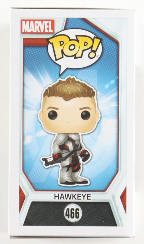 Jeremy Renner Signed "Marvel: Avengers" #466 Hawkeye Bobble-Head Funko Pop! Vinyl Figure (JSA) at PristineAuction.com Jeremy Renner Signed "Marvel: Avengers" #466 Hawkeye Bobble-Head Funko Pop! Vinyl Figure (JSA) at PristineAuction.com
