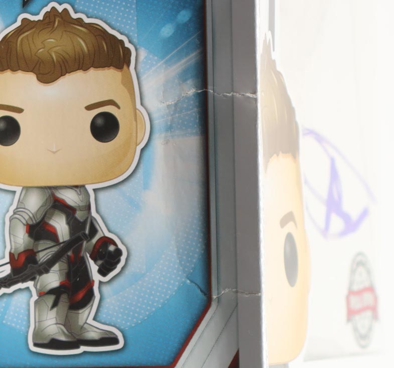 Jeremy Renner Signed "Marvel: Avengers" #466 Hawkeye Bobble-Head Funko Pop! Vinyl Figure (JSA) at PristineAuction.com Jeremy Renner Signed "Marvel: Avengers" #466 Hawkeye Bobble-Head Funko Pop! Vinyl Figure (JSA) at PristineAuction.com