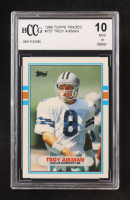 Troy Aikman 1989 Topps Traded #70T RC (BCCG 10) at PristineAuction.com