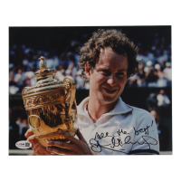 John McEnroe Signed 8x10 Photo Inscribed "All the Best" (JSA) at PristineAuction.com