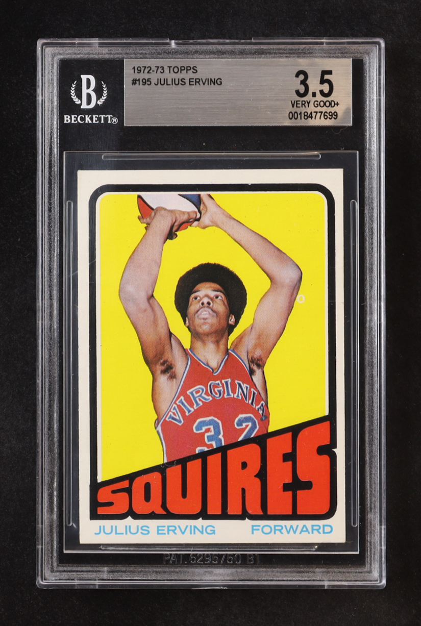 Julius Erving 1972-73 Topps #195 RC (BGS 3.5) at PristineAuction.com Julius Erving 1972-73 Topps #195 RC (BGS 3.5) at PristineAuction.com