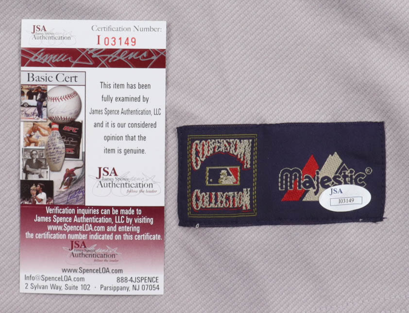 Carlton Fisk Signed Jersey (JSA) at PristineAuction.com Carlton Fisk Signed Jersey (JSA) at PristineAuction.com