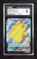 Surfing Pikachu VMAX 2021 Pokemon Celebrations #9 Holo (CGC 9) at PristineAuction.com