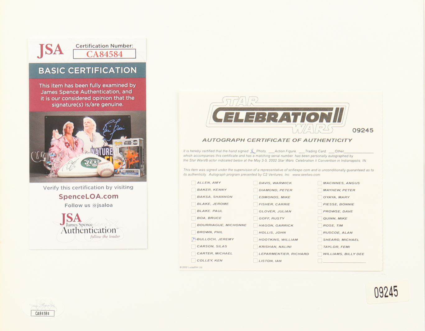 Jeremy Bulloch Signed "Star Wars: Episode V – The Empire Strikes Back" 8x10 Photo Inscribed "Boba Fett" (JSA) at PristineAuction.com Jeremy Bulloch Signed "Star Wars: Episode V – The Empire Strikes Back" 8x10 Photo Inscribed "Boba Fett" (JSA) at PristineAuction.com