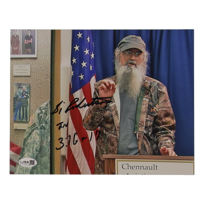 Si Robertson Signed 8x10 Photo (JSA) at PristineAuction.com Si Robertson Signed 8x10 Photo (JSA) at PristineAuction.com