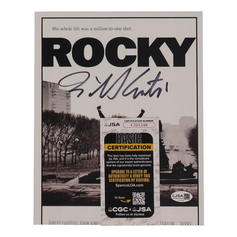 Bill Conti Signed "Rocky" 8x10 Photo (JSA) at PristineAuction.com Bill Conti Signed "Rocky" 8x10 Photo (JSA) at PristineAuction.com
