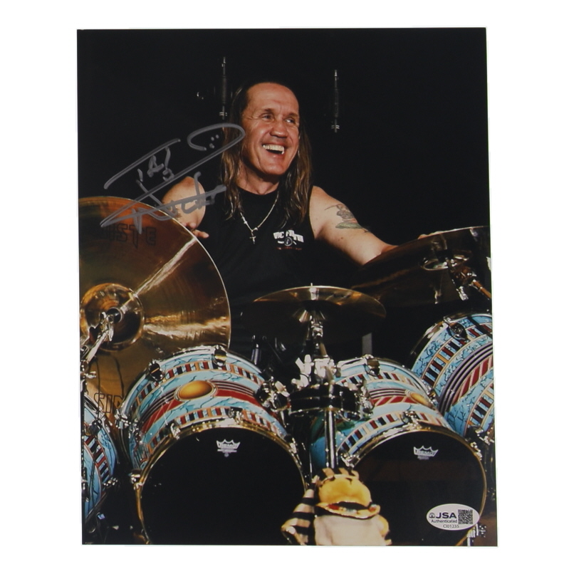 Nicko McBrain Signed 8x10 Photo (JSA) at PristineAuction.com Nicko McBrain Signed 8x10 Photo (JSA) at PristineAuction.com