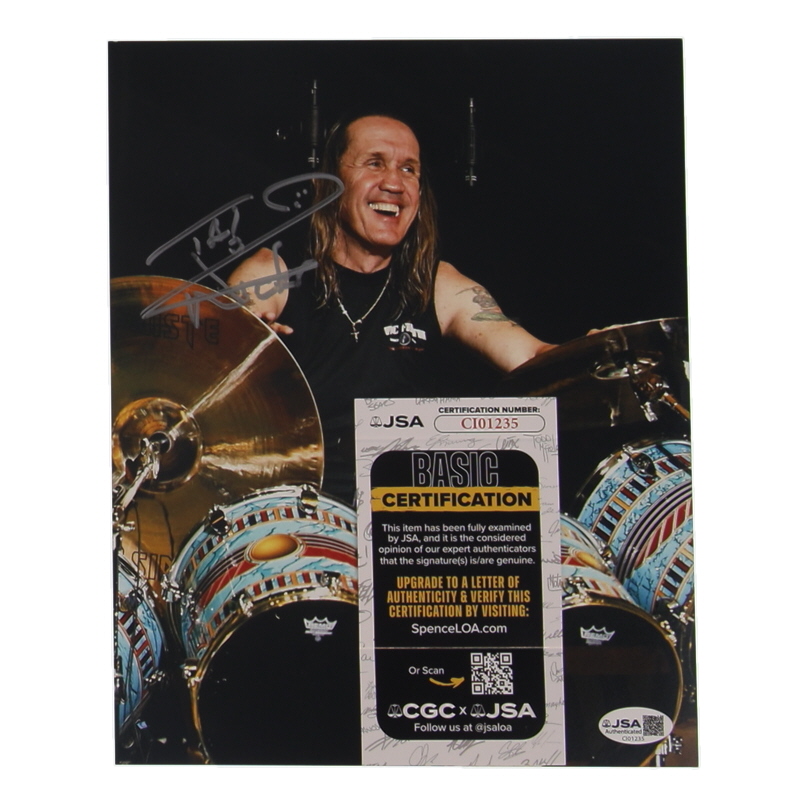 Nicko McBrain Signed 8x10 Photo (JSA) at PristineAuction.com Nicko McBrain Signed 8x10 Photo (JSA) at PristineAuction.com