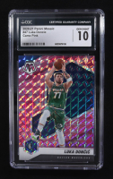 Luka Doncic 2020-21 Panini Mosaic Camo Pink Prizm #47 (CGC 10) at PristineAuction.com
