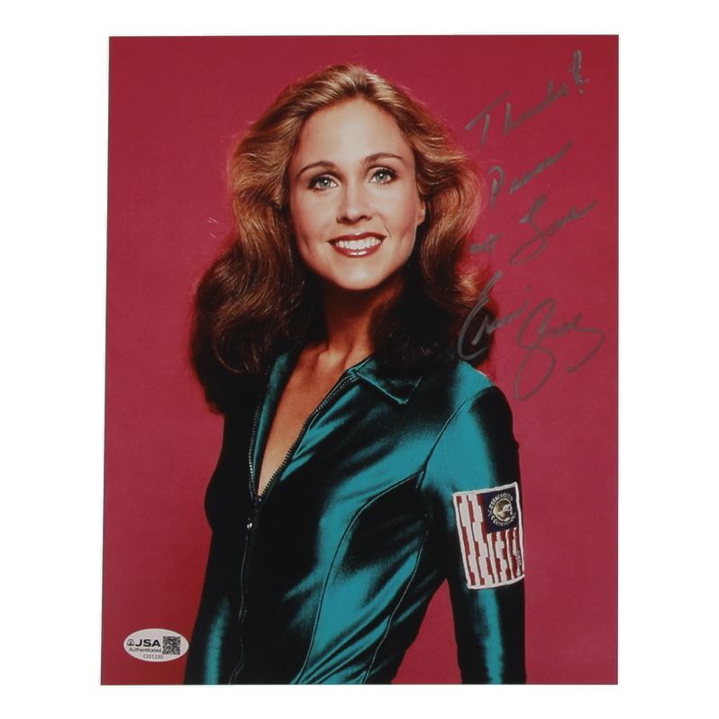 Erin Gray Signed "Buck Rogers" 8x10 Photo Inscribed "Peace & Love" & "Thanks!" (JSA) at PristineAuction.com Erin Gray Signed "Buck Rogers" 8x10 Photo Inscribed "Peace & Love" & "Thanks!" (JSA) at PristineAuction.com