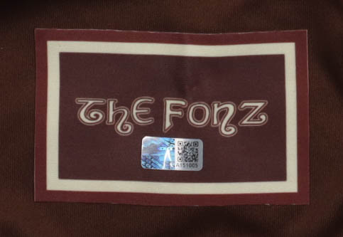 Henry Winkler Signed "Happy Days" Jacket Inscribed "Aaay, Fonz" (CX By Steiner) at PristineAuction.com Henry Winkler Signed "Happy Days" Jacket Inscribed "Aaay, Fonz" (CX By Steiner) at PristineAuction.com