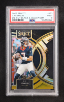 CJ Stroud 2023 Select Prizm Black and Gold Die Cut #183 RC (PSA 9) at PristineAuction.com