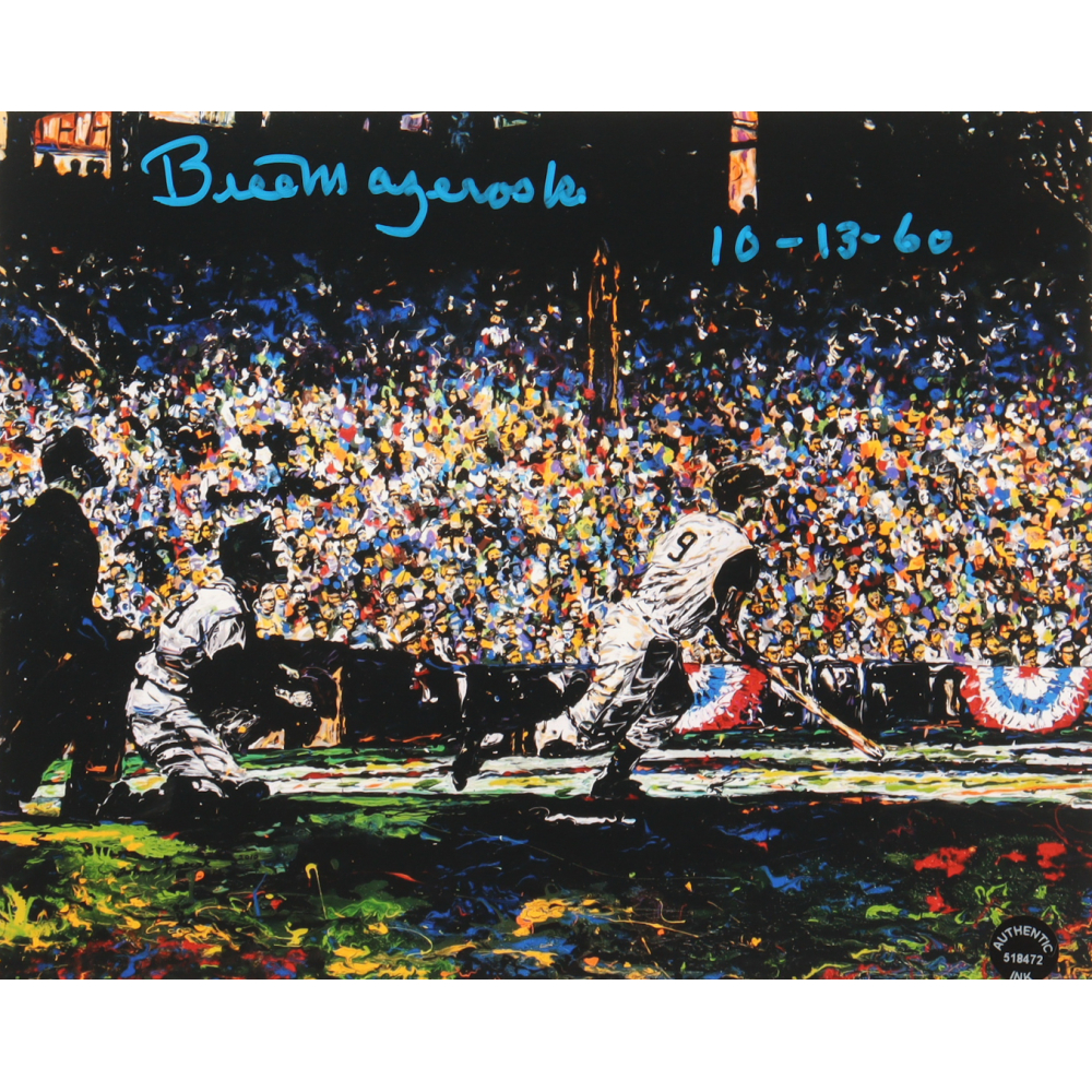 Bill Mazeroski Signed Pirates 8x10 Photo Inscribed "10-13-60" (Authentic Ink) at PristineAuction.com