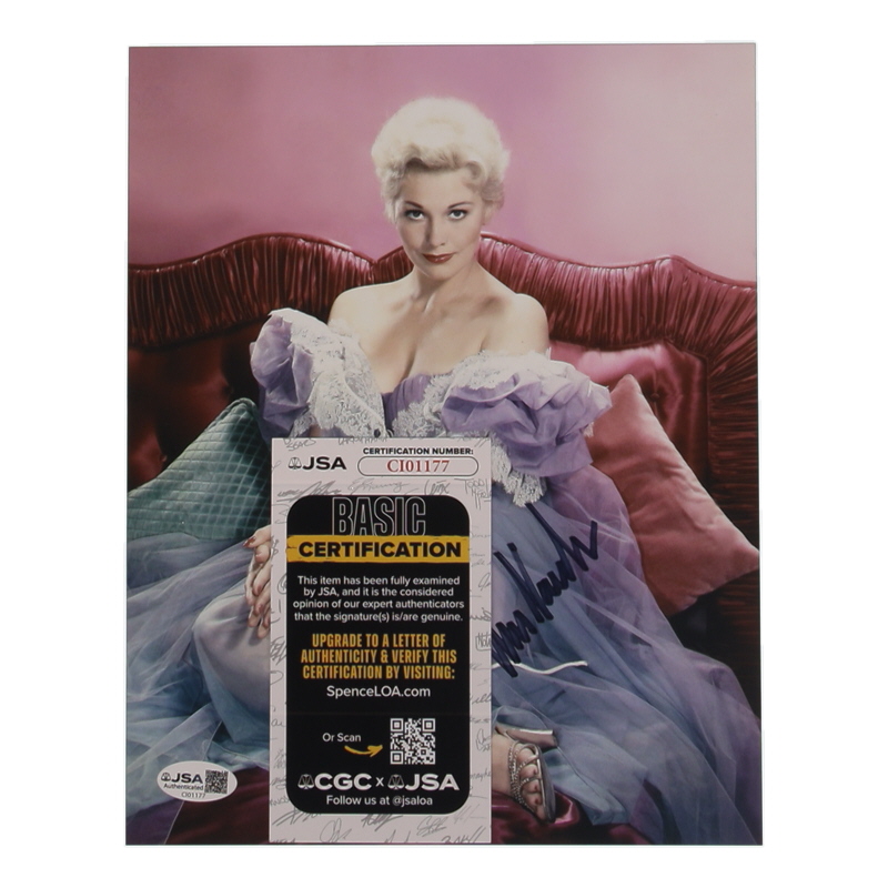 Kim Novak Signed 8x10 Photo (JSA) at PristineAuction.com Kim Novak Signed 8x10 Photo (JSA) at PristineAuction.com