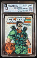 Joe Burrow 2023 PiggyBanx - New Era Nostalgia "G.I. Joe: Burrow" 1st Edition #1/1 at PristineAuction.com
