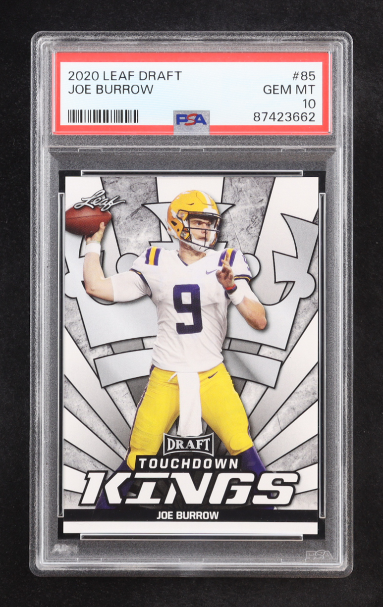 Joe Burrow 2020 Leaf Draft #85 RC (PSA 10) at PristineAuction.com Joe Burrow 2020 Leaf Draft #85 RC (PSA 10) at PristineAuction.com