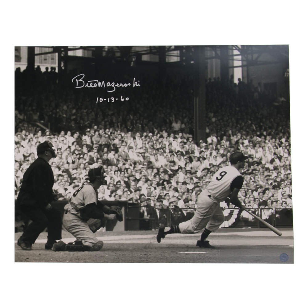 Bill Mazeroski Signed Pirates 16x20 Photo Inscribed "10-13-60" (Authentic Ink) at PristineAuction.com