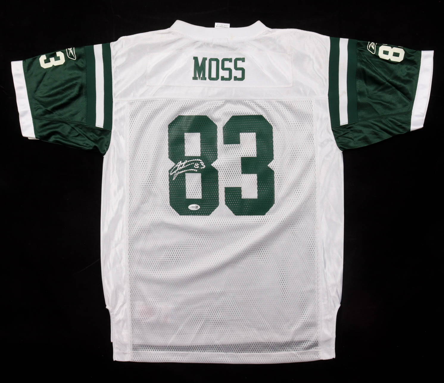 Santana Moss Signed Jets Reebok Authentic Jersey (JSA) at PristineAuction.com Santana Moss Signed Jets Reebok Authentic Jersey (JSA) at PristineAuction.com