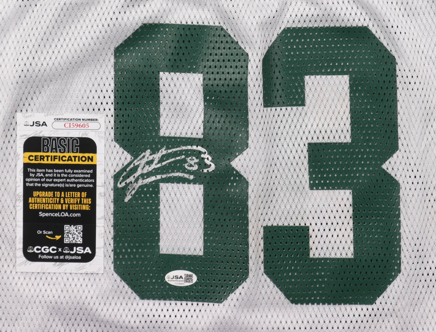 Santana Moss Signed Jets Reebok Authentic Jersey (JSA) at PristineAuction.com Santana Moss Signed Jets Reebok Authentic Jersey (JSA) at PristineAuction.com