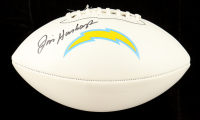 Jim Harbaugh Signed Chargers Logo Football (Fanatics) at PristineAuction.com