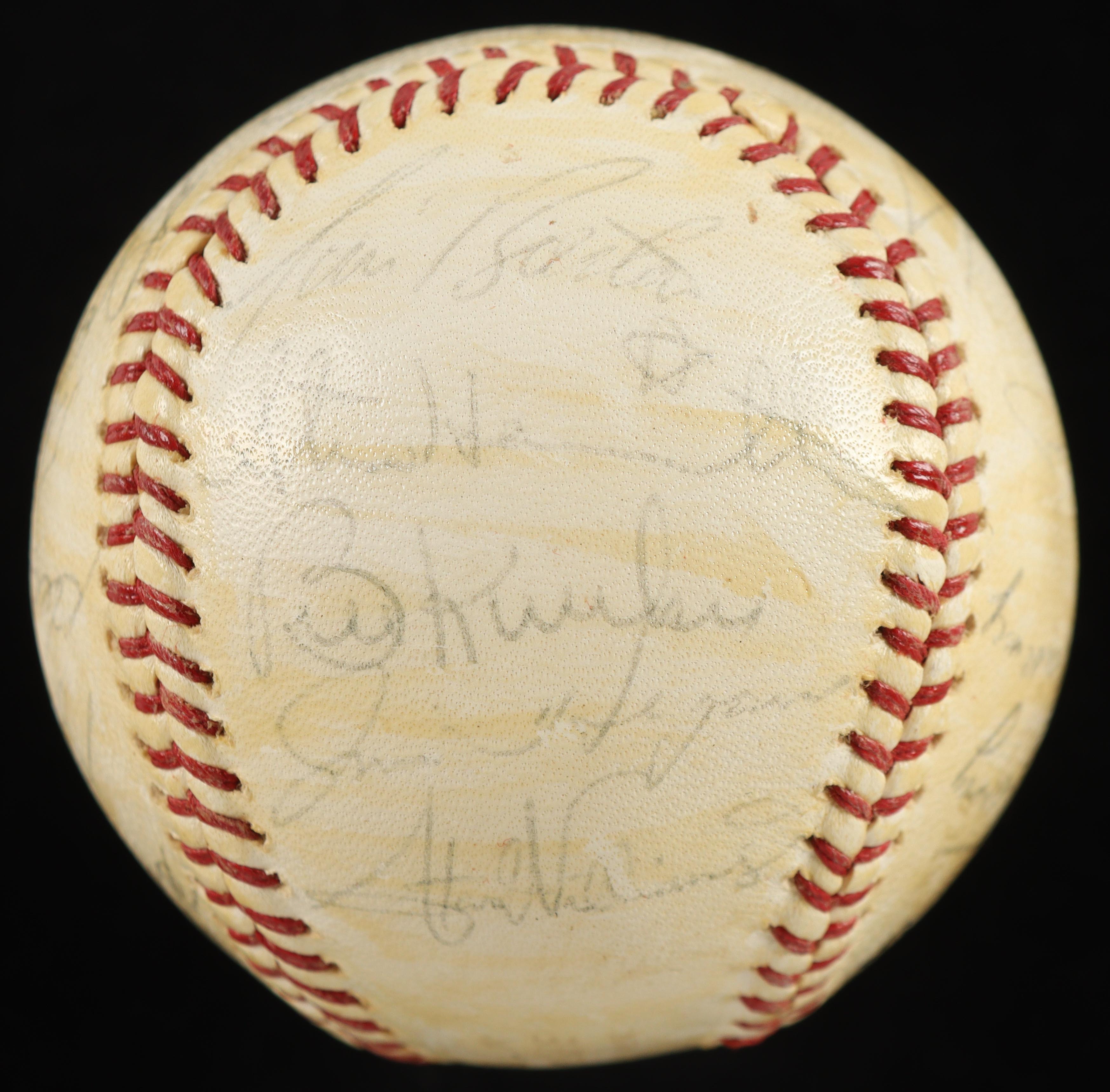 Mickey Mantle, Whitey Ford, Yogi Berra | 1963 American League Champion Yankees Baseball Team-Signed By (30) (JSA) at PristineAuction.com Mickey Mantle, Whitey Ford, Yogi Berra | 1963 American League Champion Yankees Baseball Team-Signed By (30) (JSA) at PristineAuction.com